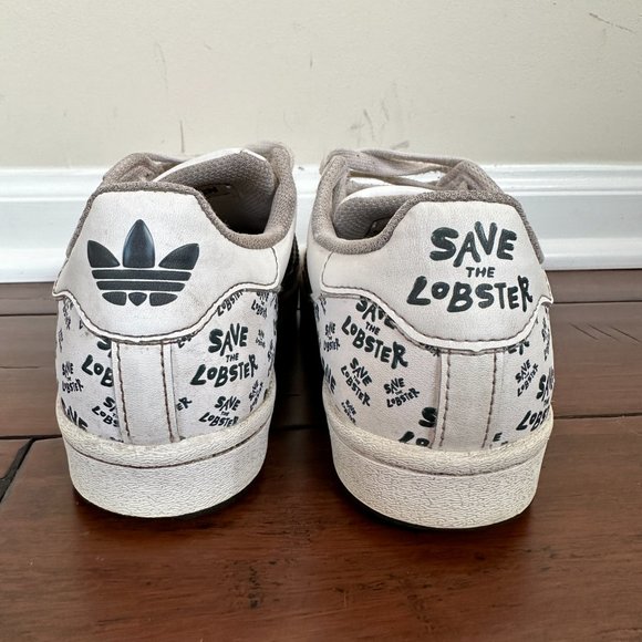 Adidas Superstar Philip Colbert Save The Lobster Men's GX7996 Size US 4.5 - Picture 8 of 14
